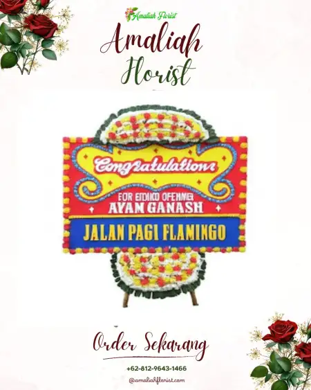 Sewa Papan Bunga Manting